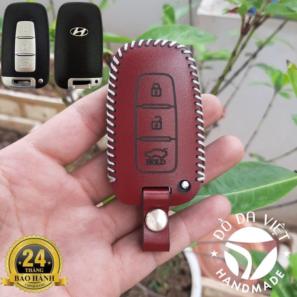 Bao Da Chìa Khoá Hyundai Sonata, Morning, Rio, Sorento, Sportage, Optima, K5 da thật bảo hành 2 năm