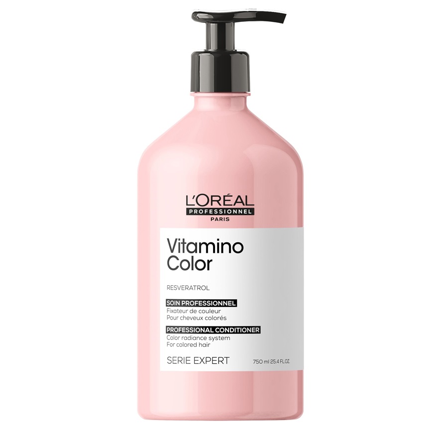 DẦU XẢ GIỮ MÀU TÓC NHUỘM L'OREAL SERIE EXPERT VITAMINO COLOR PROFESSIONAL CONDITIONER 750ML (CHAI)