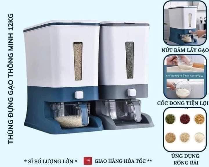 Thùng đựng gạo 10kg