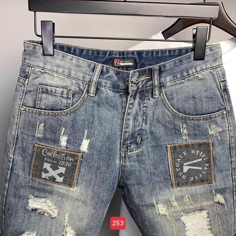 Quần Short Nam Chất Jean Co Giãn, Quần Sọt Nam Màu xanh, Quần Đùi Nam thời trang cao cấp MuradFashion NT532