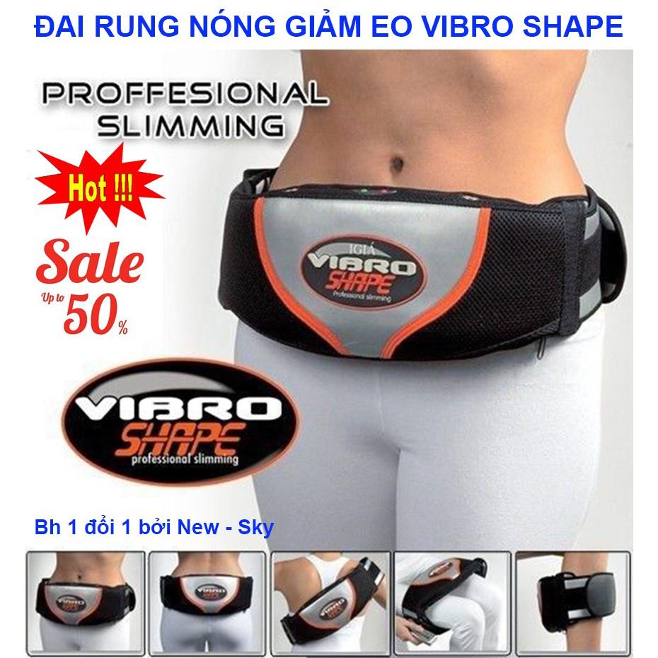 Đai rung nóng Vibro Shape, Đai massage đánh tan mỡ toàn thân HIỆU QUẢ NHANH