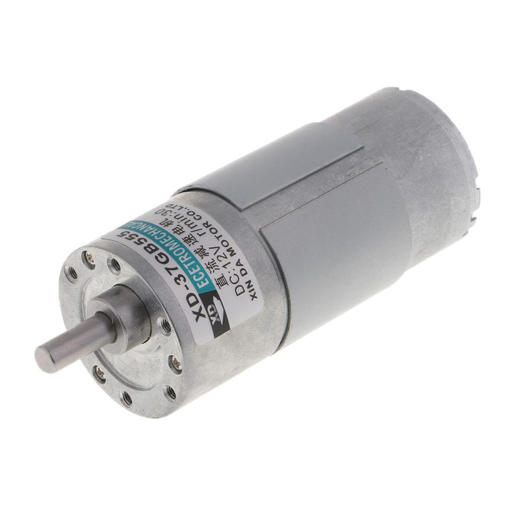 XD-37GB555 DC12V 15W 30RPM Micro Gear Motor High  Adjustable Speed