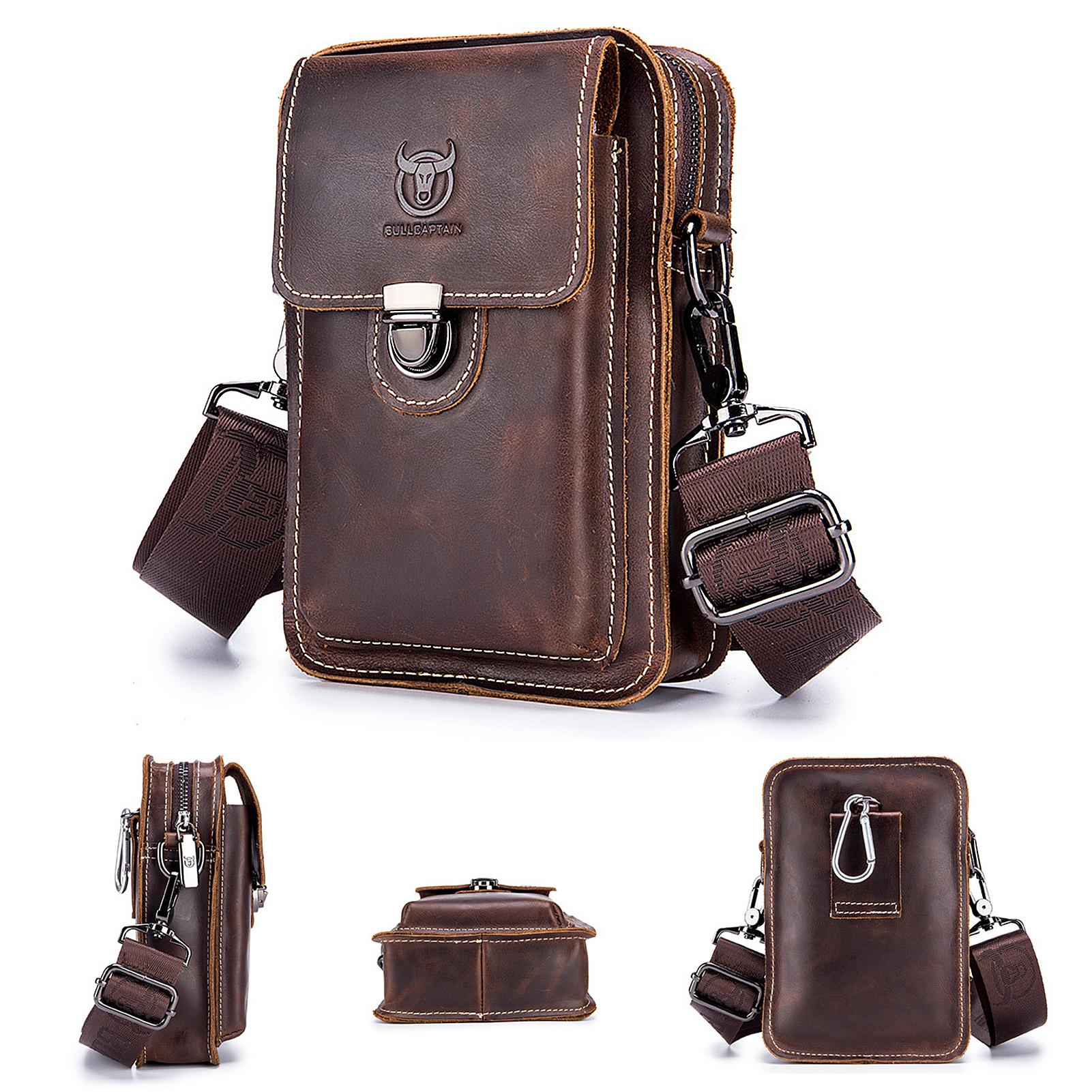 Túi Da Đựng Điện Thoại Đeo Thắt Lưng Tiện Dụng Bullcaptain