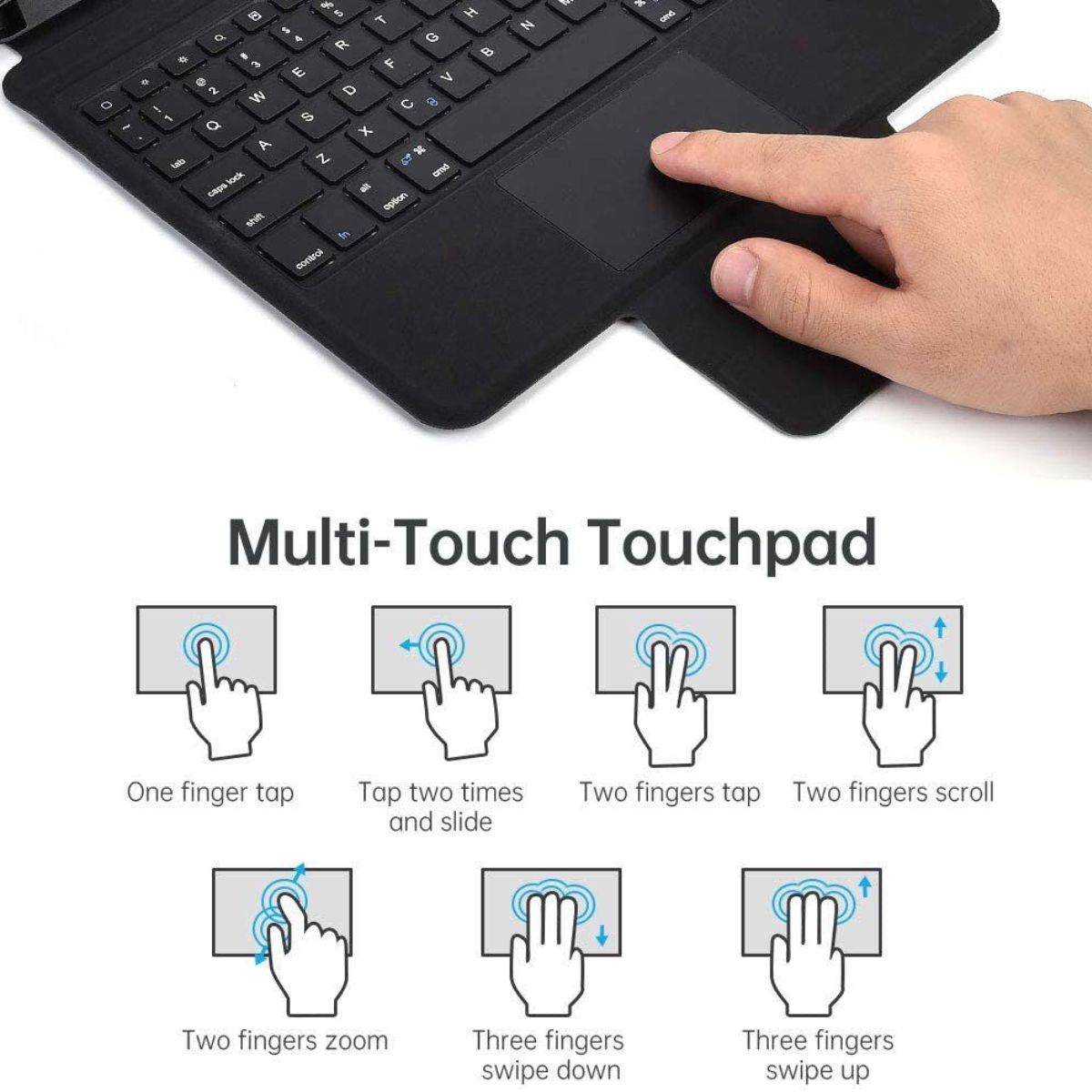 Bao da bàn phím có Touchpad Choetech BH-012 dành cho Ipad Pro 11inch (Hàng chính hãng)