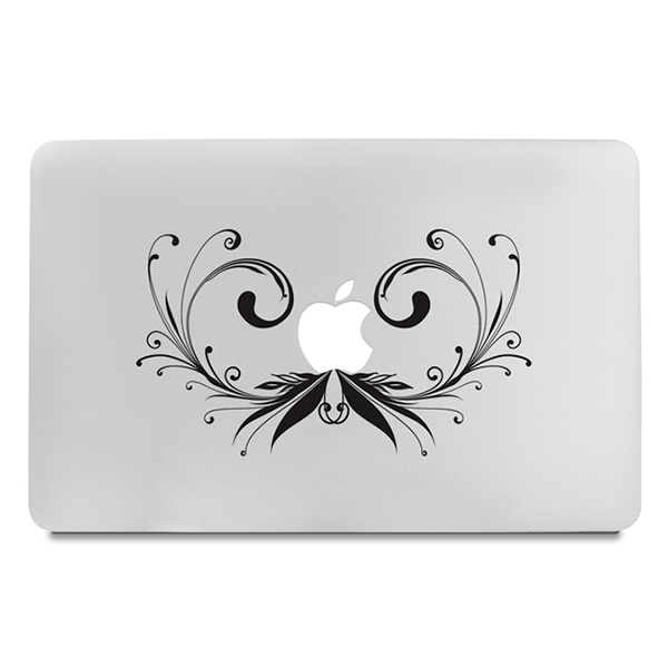 Mẫu Dán Decal Trang Trí Macbook - Hoa Văn 28