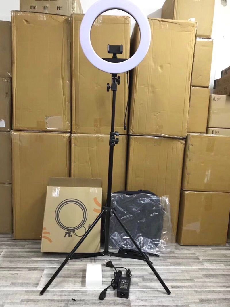 Bộ Đèn Led 34cm hỗ trợ ánh sáng LiveStream - Makeup - chụp ảnh - phun xăm - Tặng kèm cáp sạc HAVIT chính hãng