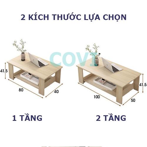 Bàn Sofa Gỗ 2 Tầng FUNA Để Ở Phòng Khách Làm Bàn Uống Trà Giải Trí Tiện Lợi Phong Cách Trẻ Trung HIện Đại - BT06