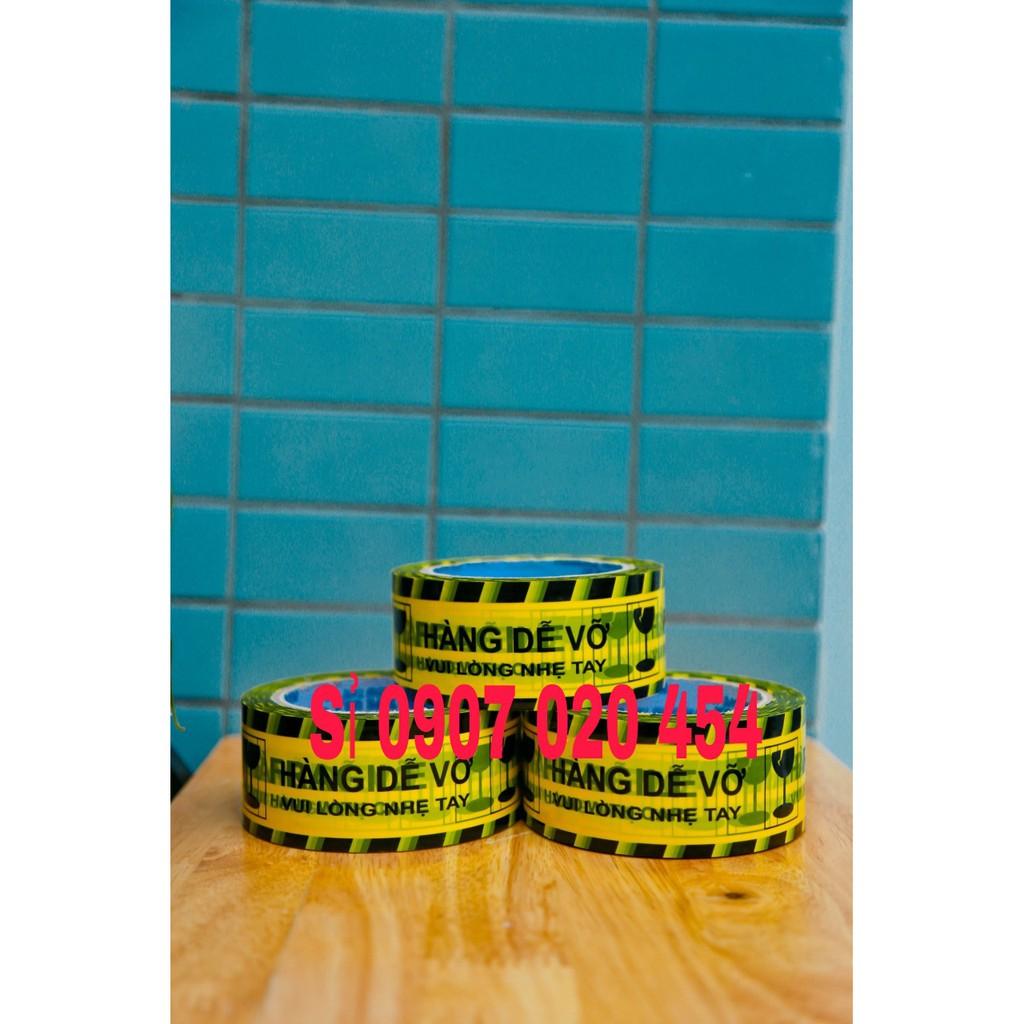 Cuộn Băng keo hàng dễ vỡ 100y 48mm nặng 200gr