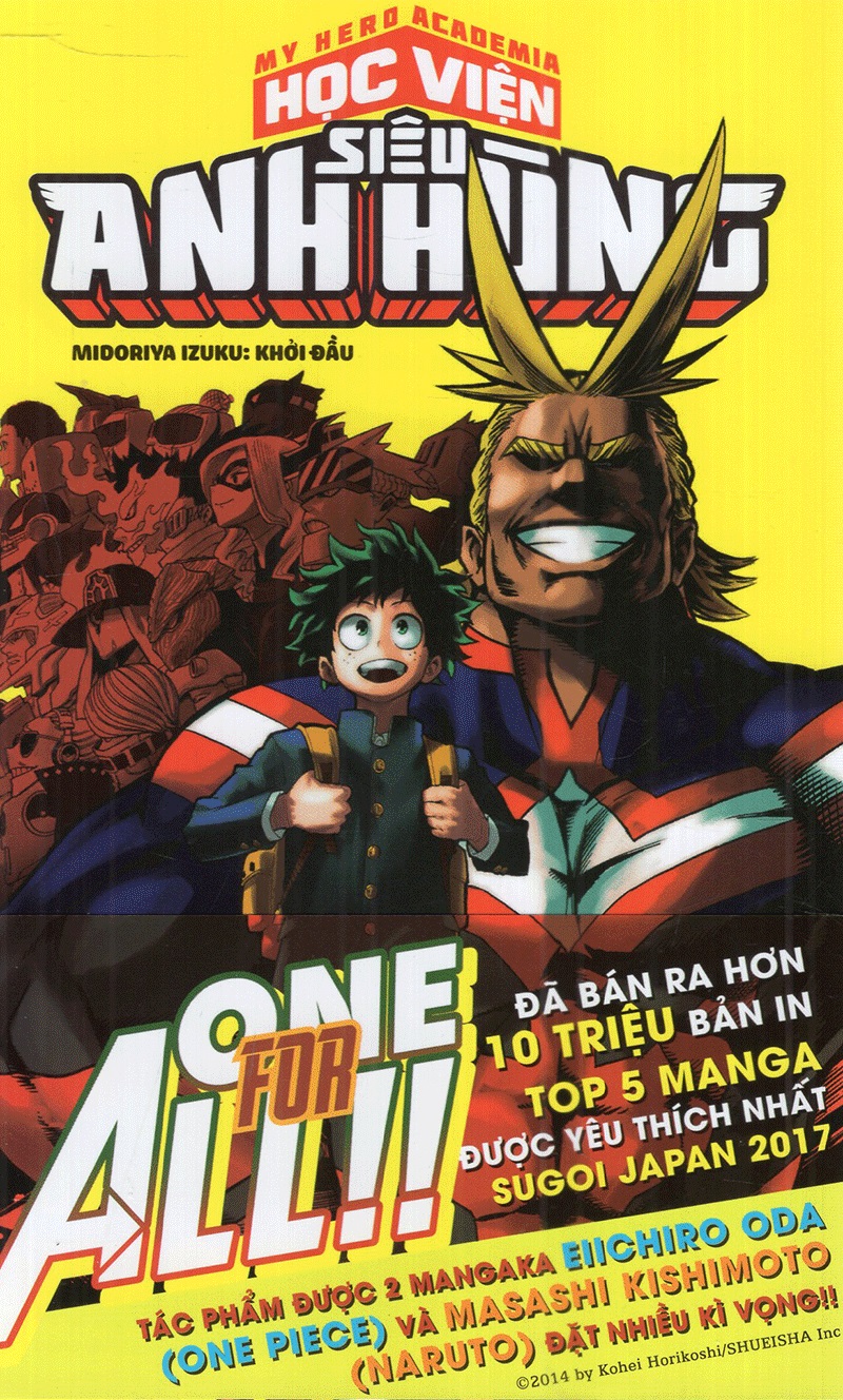 Bộ sách My Hero Academia - Học Viện Siêu Anh Hùng Tập 01 - 20 (Bộ 20 tập)