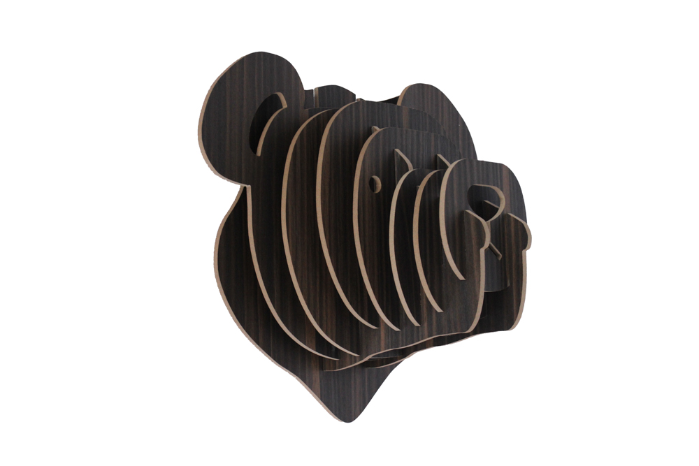 Đầu Gấu decor treo tường