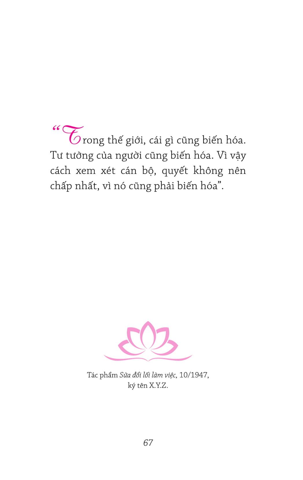 Sách Di Sản Hồ Chí Minh - Hồ Chí Minh Bàn Về Cán Bộ