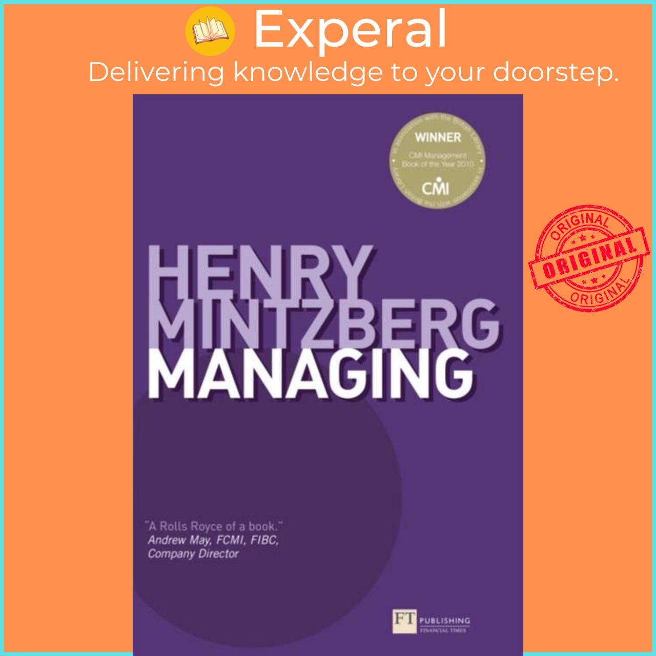 Sách - Managing by Henry Mintzberg (UK edition, paperback)