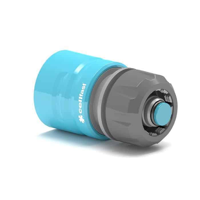 Cút nối nhanh stop-nối nhanh ống nước với thiết bị tưới Cellfast Ideal Line 3/4″ - ban công xanh