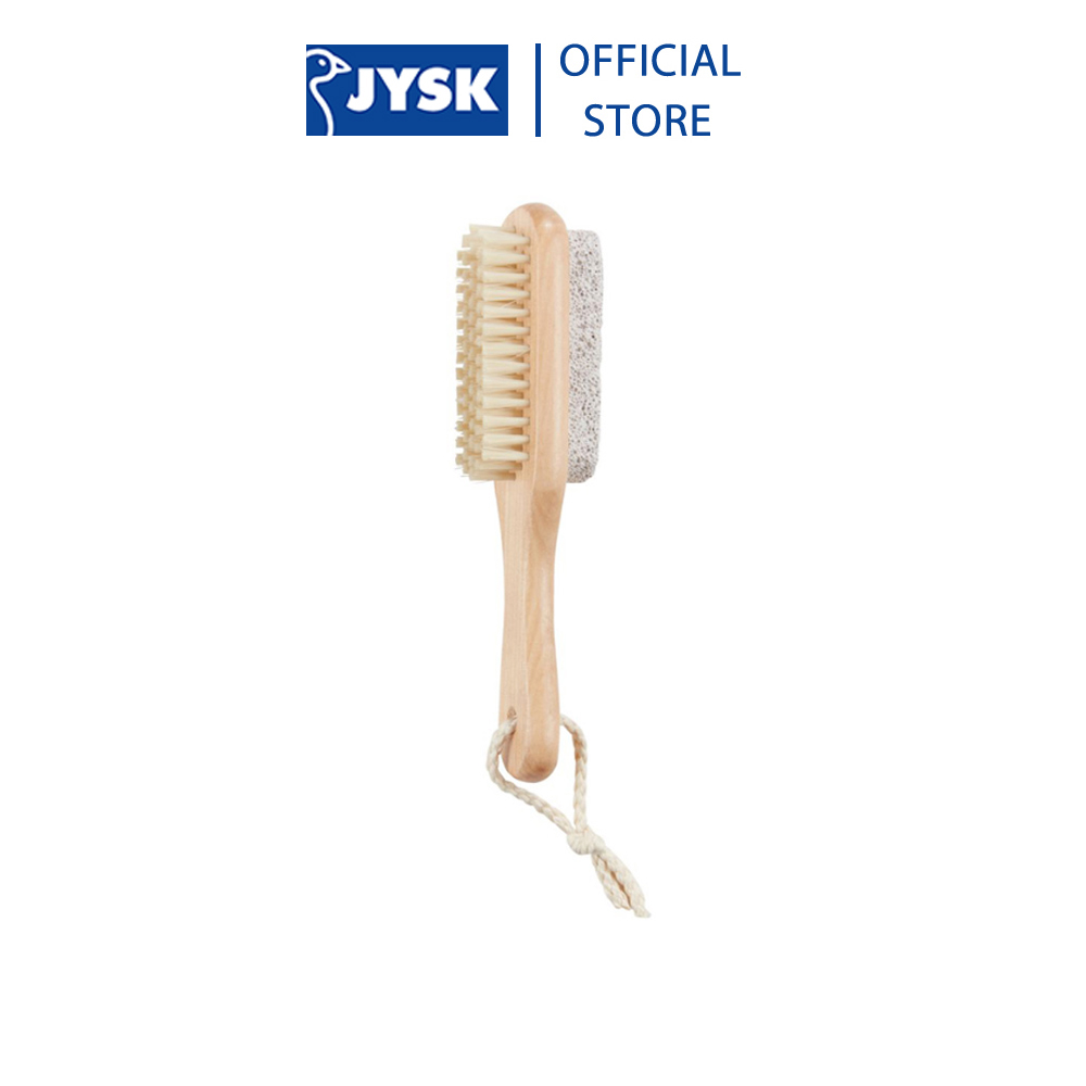 Bàn chải tắm | JYSK Valje | gỗ/polypropylene | màu tự nhiên | R4xD17xC4cm