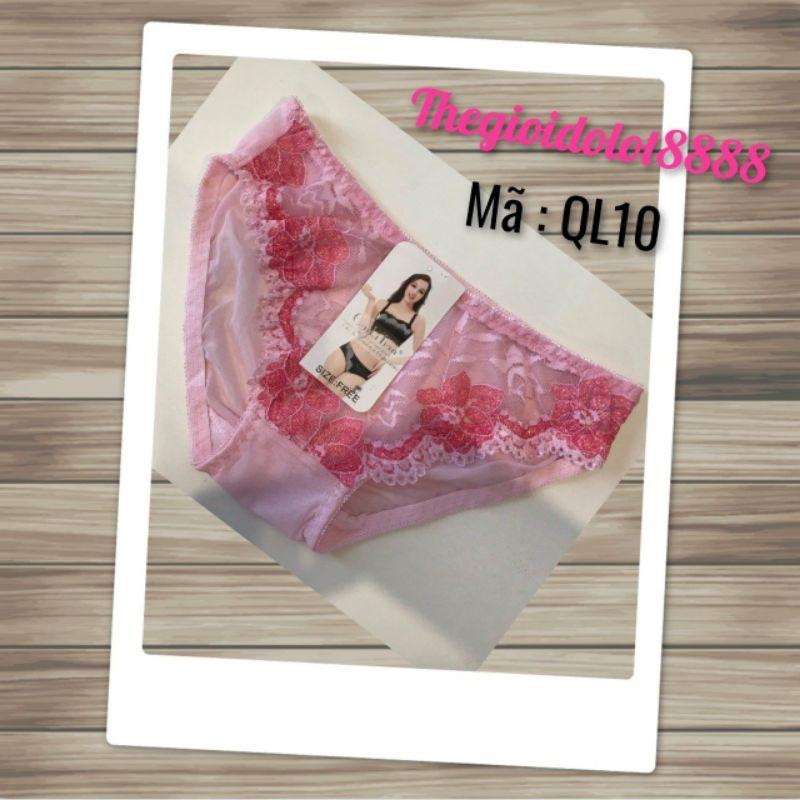 Quần lót ren chất liệu cotton co giãn tốt mã đặt hàng QL10