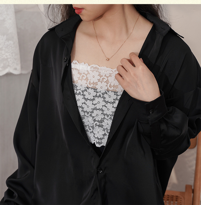 Miếng Ren Yếm Che Áo Ngực 4 Gam màu Lựa chọn, Chất Ren Mềm Mịn co Dãn, Móc Cài Tiện dụng, Áo Ngực Đa Năng, Áo Lót Định Hình