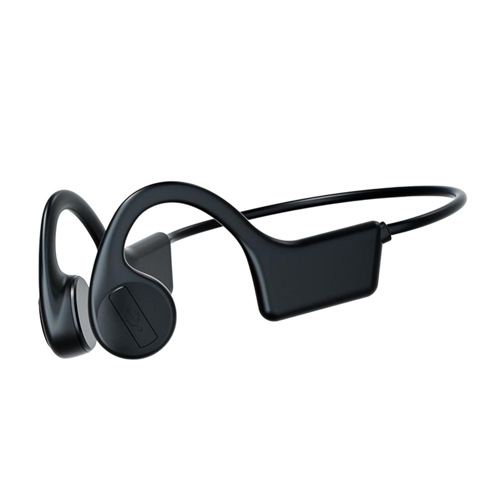Bluetooth Headphone, Bone Conduction Stereo Noise Reduction Open Ear Headset for Driving