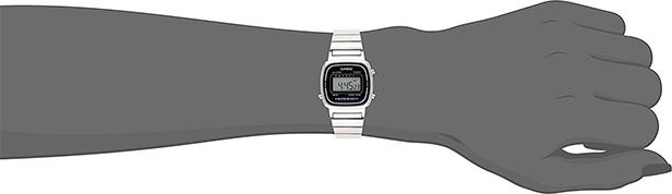 Đồng Hồ Nữ Dây Thép Không Gỉ Casio LA670WA-1DF (25mm) - Bạc