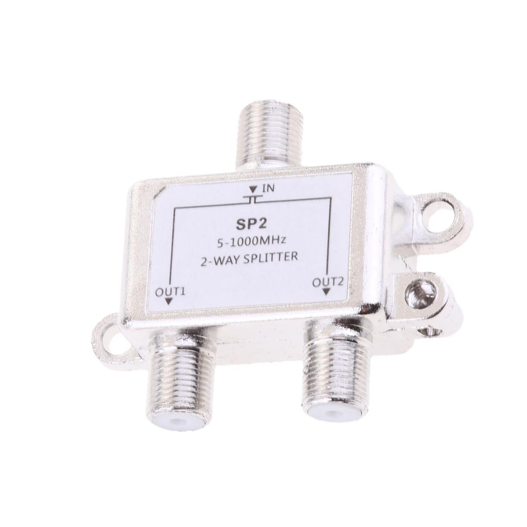 Sunnimix Bi Đảo Chiều 2 Cách Truyền Hình Cáp CATV Bộ Chia 5-1000MHz Ăng Ten Tín Hiệu Chia