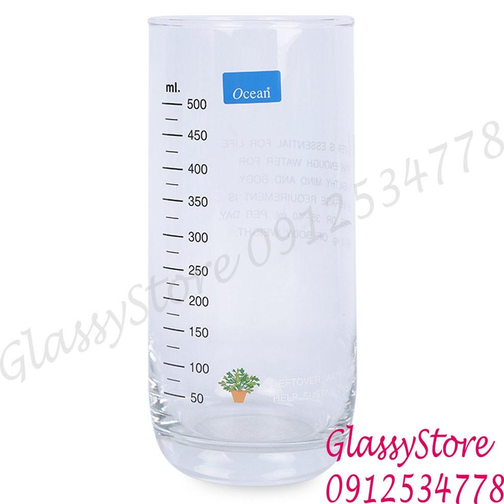 Ly thủy tinh Ocean đong thể tích Top Drink Chia Vạch – B00322 – 625ml
