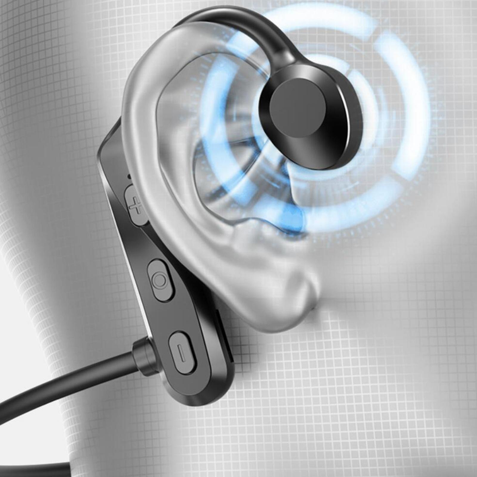 Bone Conduction Headset Open-Ear Waterproof Bluetooth Earphone for Sports Drivers Driving