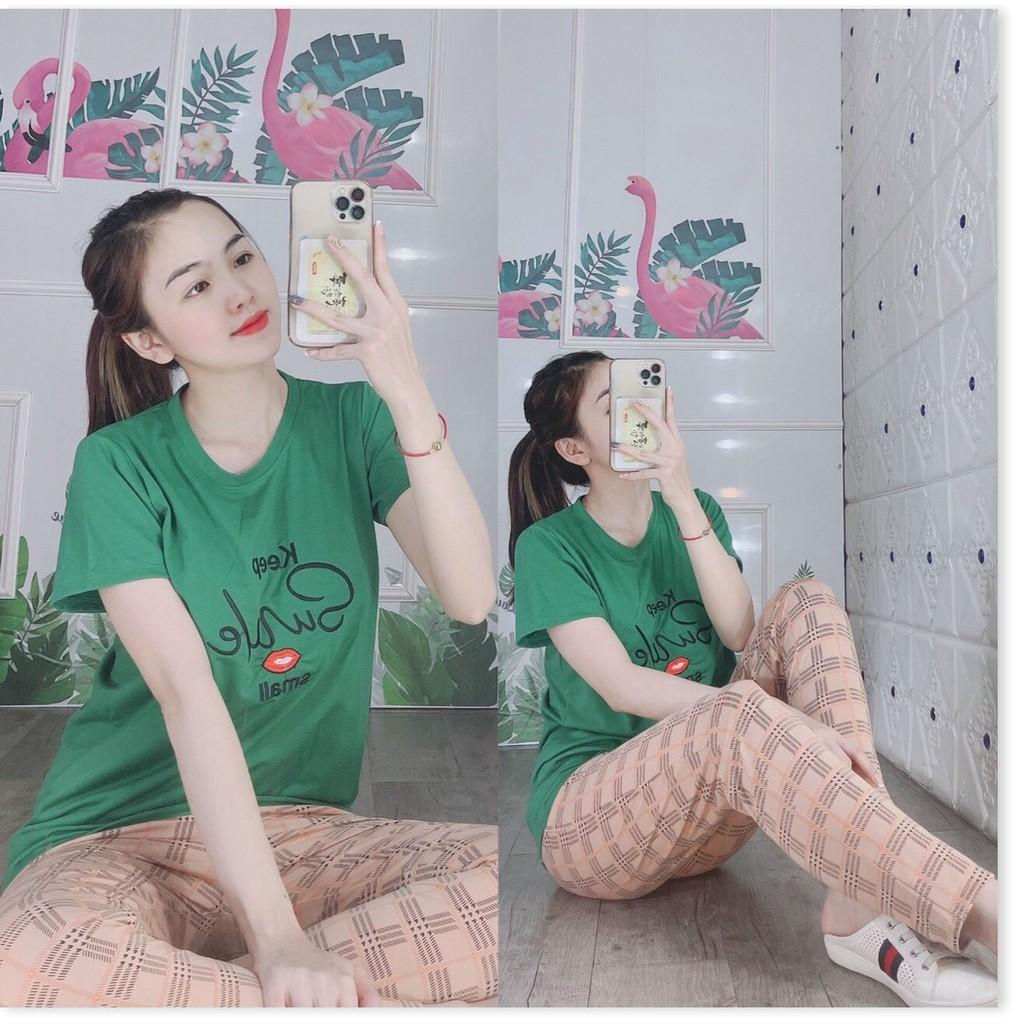 SET BỘ THUN NỮ QUẦN DÀI SIÊU XINH,HỌA TIẾT ÁO VÔ CÙNG XINH XẮN