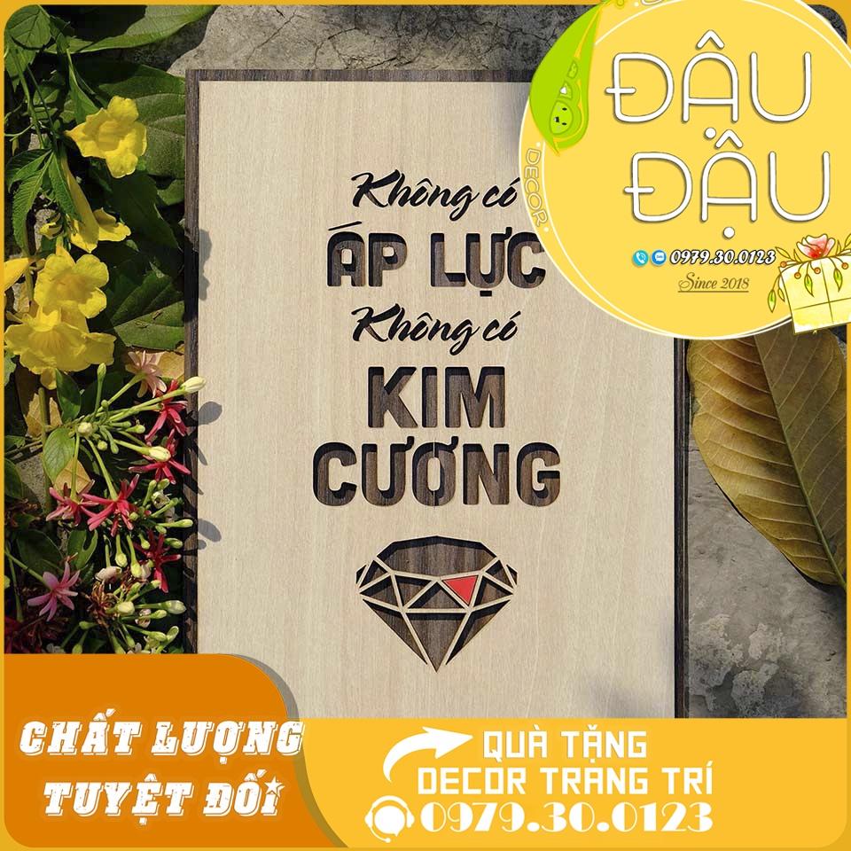 Tranh tạo động lực &quot;Không có áp lực không có kim cương