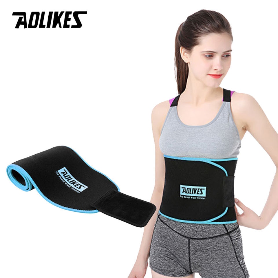 Đai quấn giảm mỡ bụng định hình vòng eo AOLIKES A-7980 Pro sweat waist trimmer