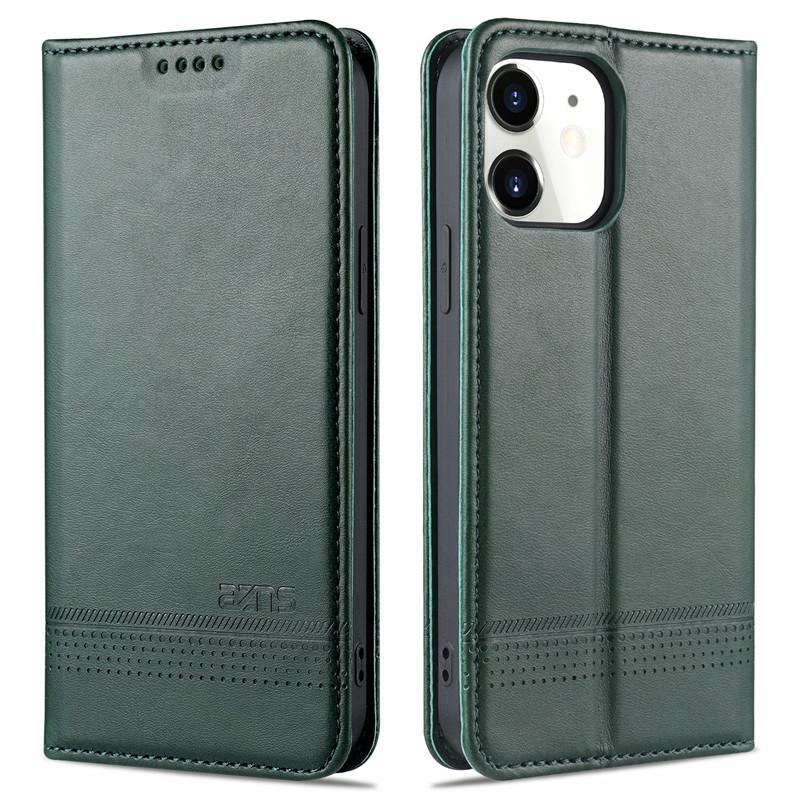 Bao Da Phong Cách Retro Có Ngăn Đựng Thẻ Cho Iphone Xs 11 12 Pro Max