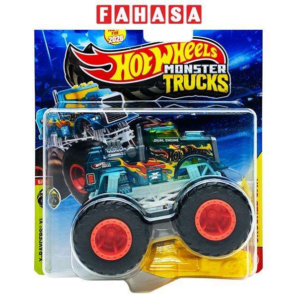 Đồ Chơi Mô Hình Siêu Xe Tải Quái Vật Monster Trucks - Hot Wheels FYJ44 - X-Raycers XL
