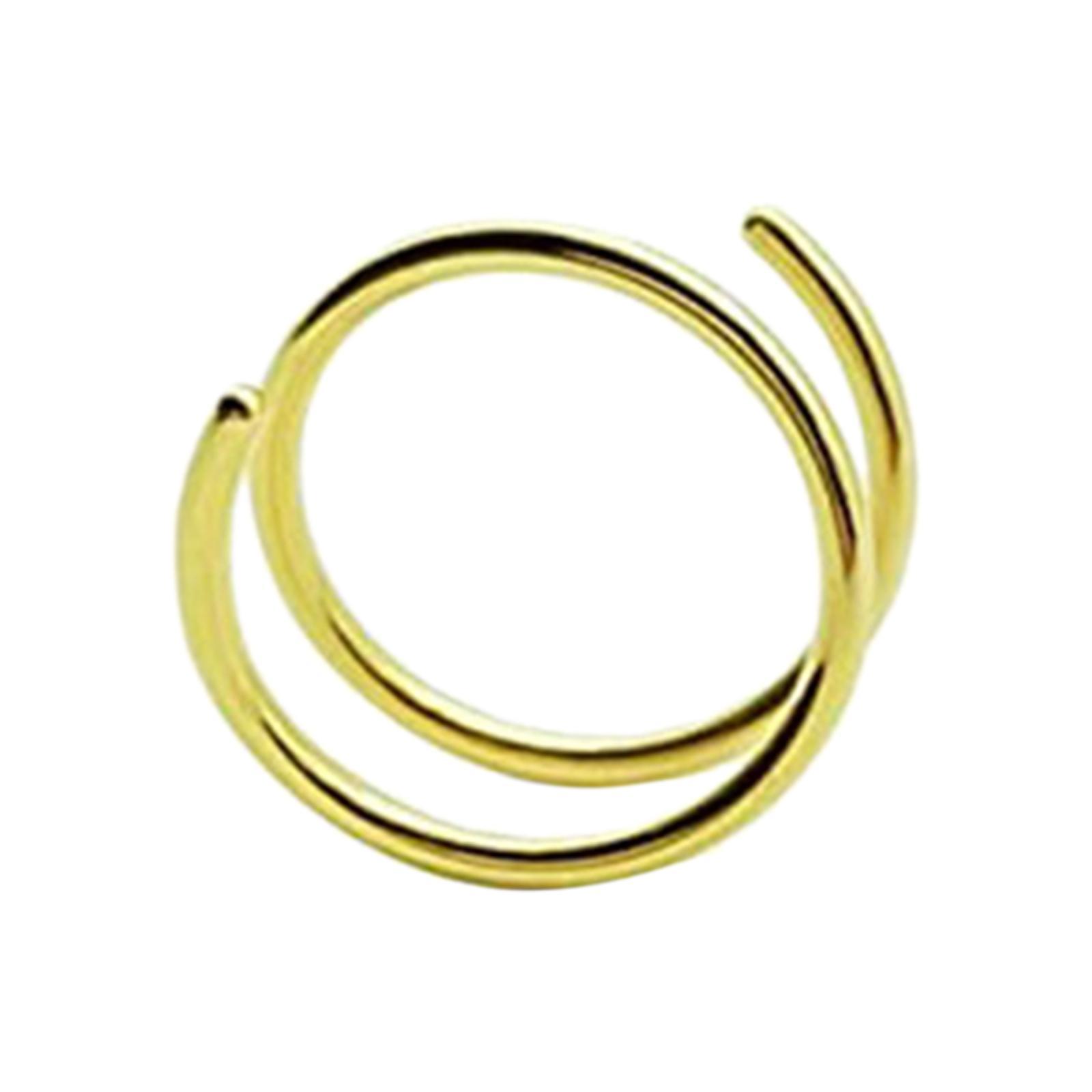 10 Count 6mm Nose Rings Spiral Nose Hoop  Birthday
