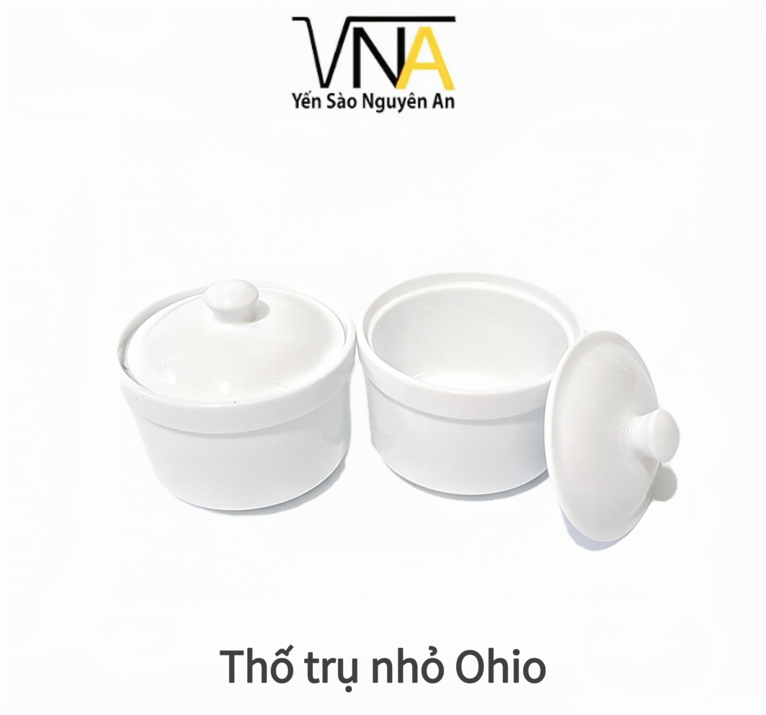 THỐ CHƯNG YẾN BẰNG SỨ TRẮNG CAO CẤP
