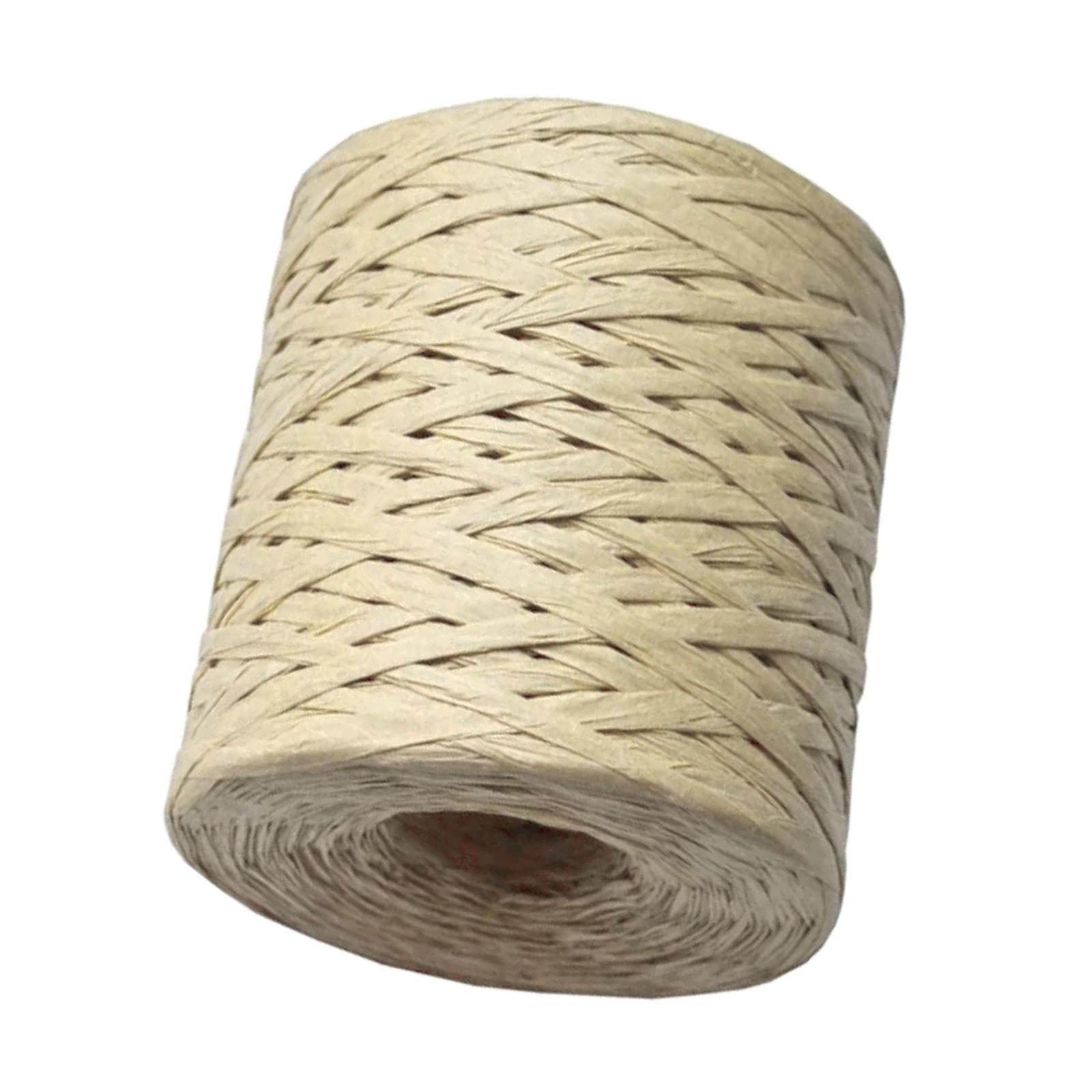 Raffia Paper Ribbon Twine Cord for Gift Wrapping Crafting Weaving Chocolate
