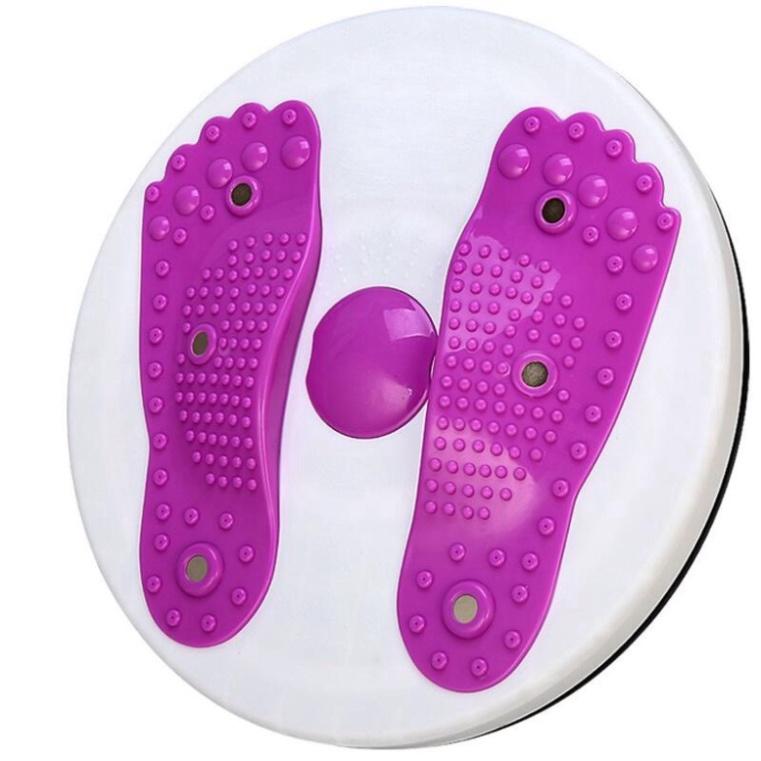 Đĩa Xoay Eo Massage Hình Bàn Chân, Bàn Xoay Lắc Tập Thể Thao Giảm Mỡ Bụng - Thiết bị tập thể dục tại nhà