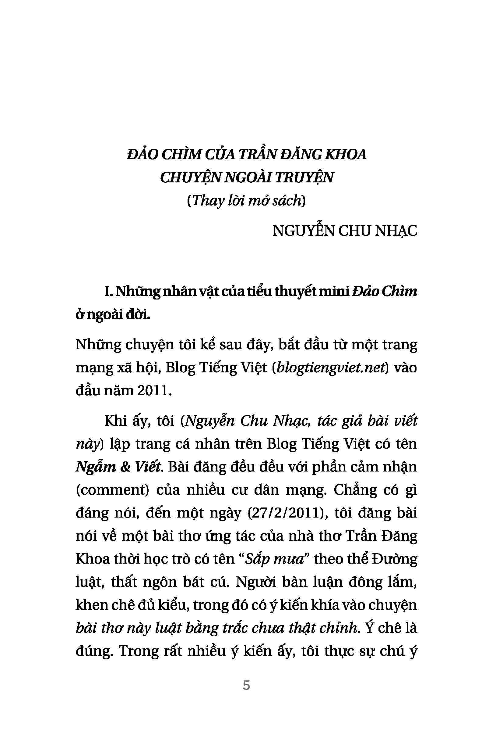 Đảo Chìm - Trần Đăng Khoa (Bìa Mềm)