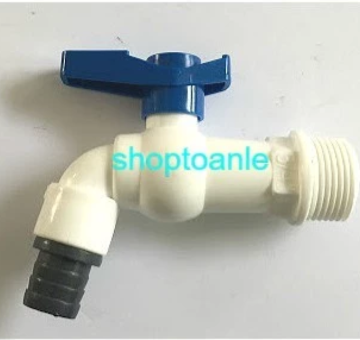 Vòi nhựa gạt ren 21 hoặc 27( van nhựa gạt)