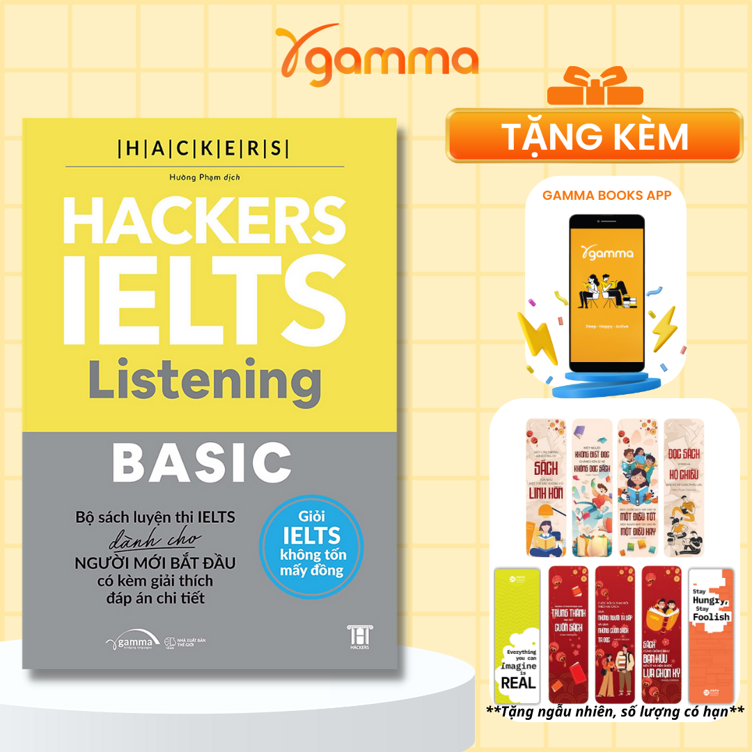 Hackers IELTS Basic - Listening (*** Sách Bản Quyền ***)