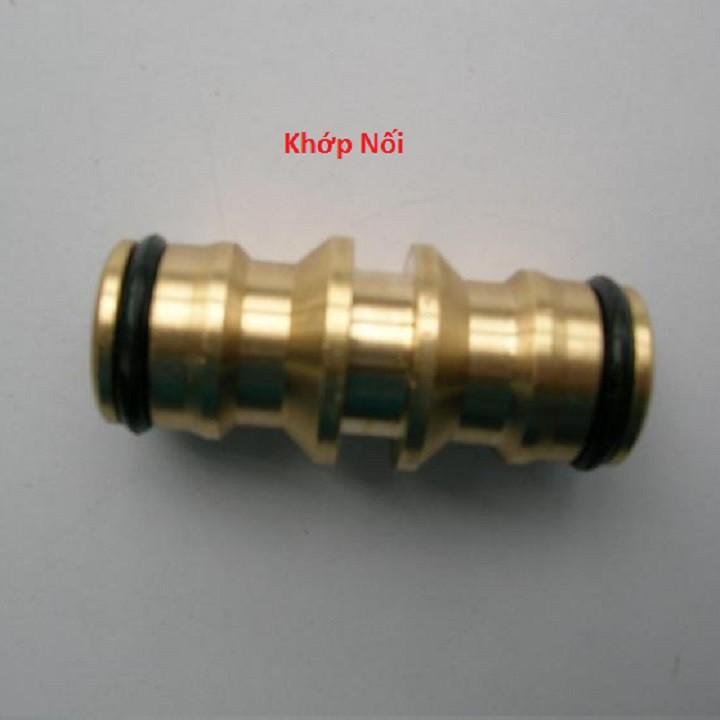 KHỚP NỐI NHANH 2 ĐẦU KHỚP GÀI BẰNG ĐỒNG THAU - 555