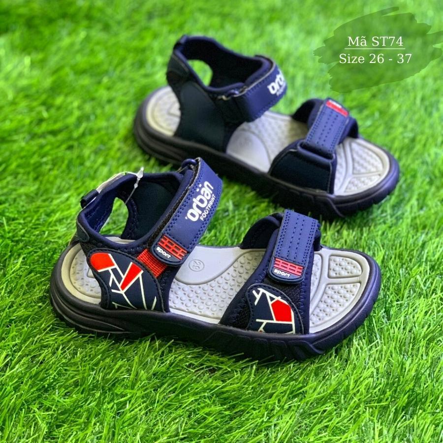 Sandal bé trai Urban xuất khẩu cao cấp dép quai hậu khỏe khoắn và năng động cho trẻ em 3 - 12 tuổi đi học đi biển ST74