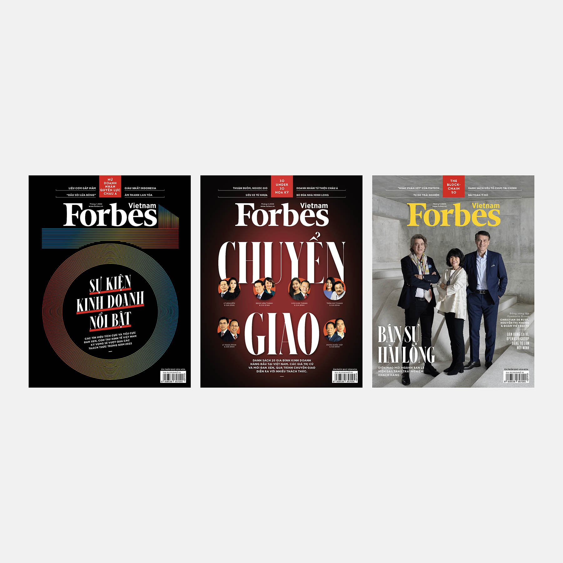 COMBO 3 CUỐN FORBES VIETNAM 113,114,115 (QUÝ I 2024)