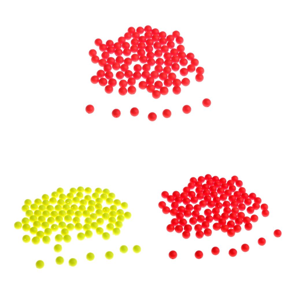 300 Pieces EVA Foam 8.3mm Fishing Bobbers Floats Beads Strike Indicators