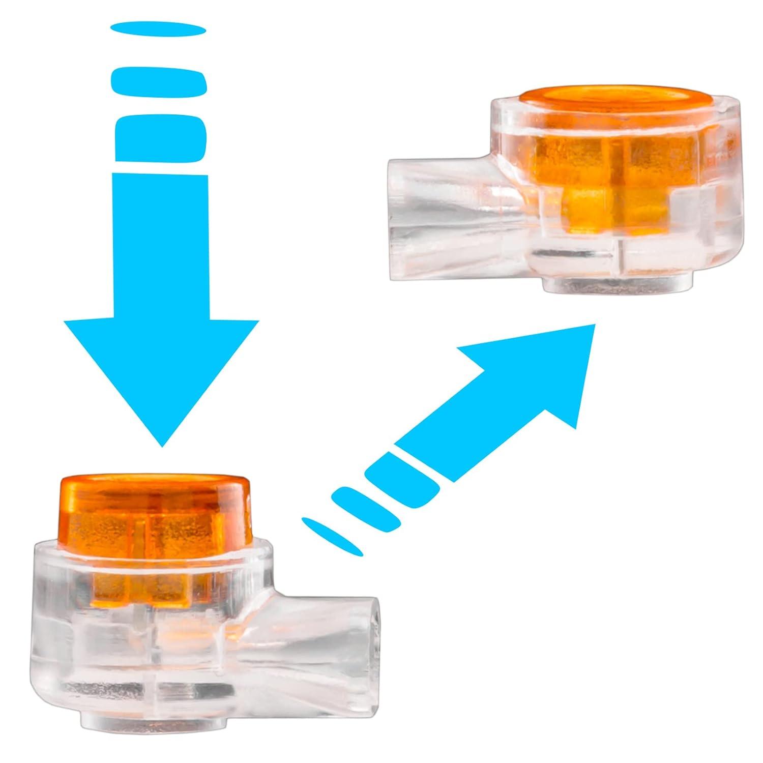20 Gói K1 Đầu nối sạc đơn cho Cáp viễn thông/Tín hiệu | Dây cáp bấm 2 đầu - Cáp điện thoại, cáp mạng