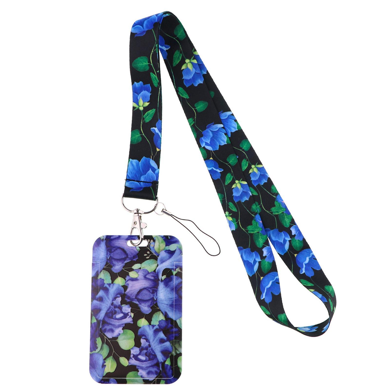 ID Card Holder Lanyard Resealable  for Office Household Travel