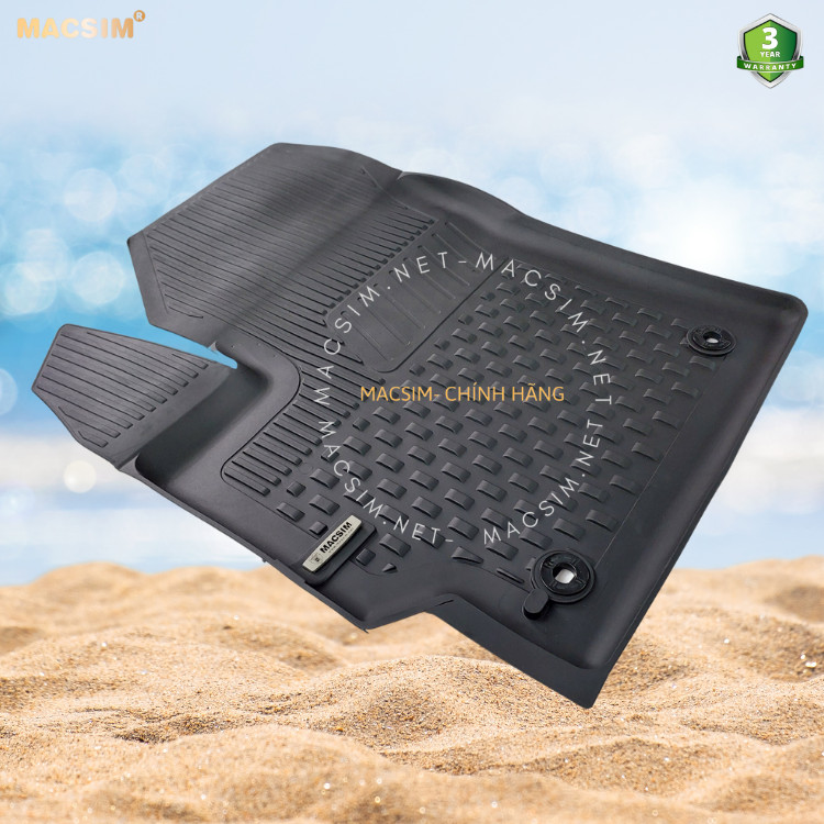 #Toyota Cross, Thảm lót sàn ô tô nhựa TPE Silicon Toyota Corolla Cross 2022+ Black Nhãn hiệu Macsim