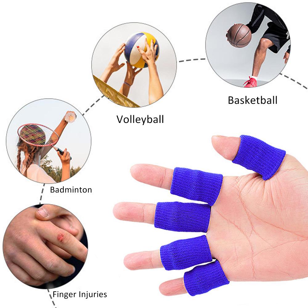 Set 10 Bao Ngón Tay Thoáng Khí Bảo Vệ Ngón Tay Giảm Chấn Thương Khi Hoạt Động Thể Thao