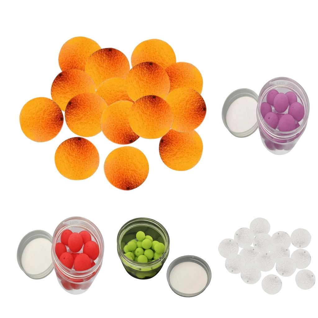 15pcs/box Up Boilies Floating Ball Beads Pellet Carp Fishing Orange