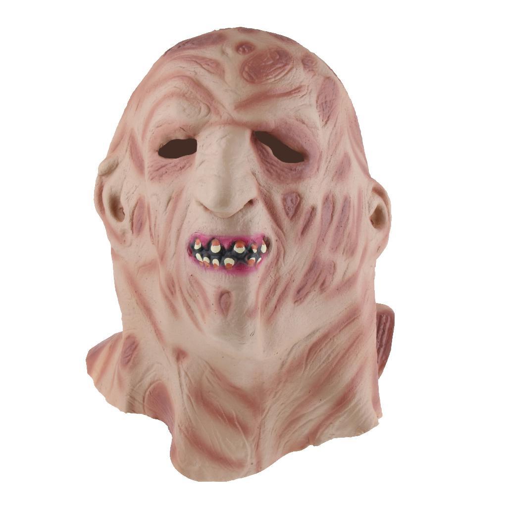 Scary Halloween Masks Horrible Mask - Creepy Zombie Monster Latex Mask Costume for Adults