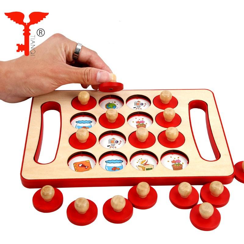 Đồ chơi gỗ lật hình tìm cặp giống nhau 12 chủ đề đồ chơi rèn luyện trí nhớ và khả năng quan sát