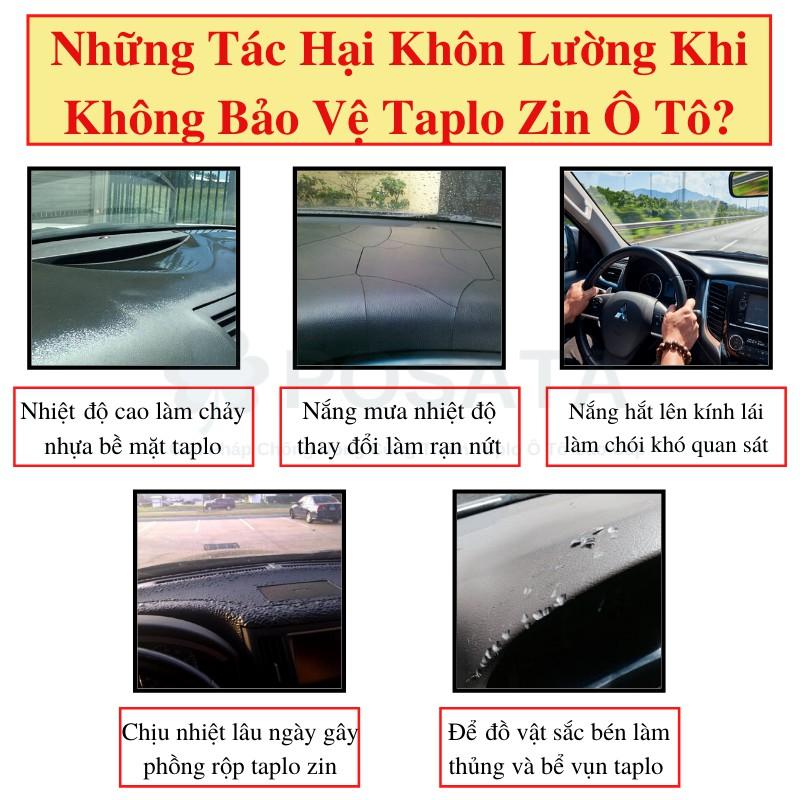 Thảm Taplo NISSAN NAVARA bằng Nhung lông Cừu hoặc Da vân Carbon