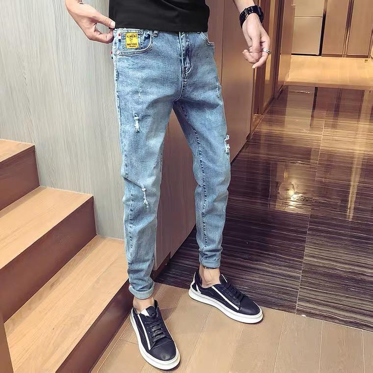 Quần Jean Nam - Quần Bò Nam co dãn ôm form tôn dáng chuẩn, quần jean thời trang cao cấp nam Muradfashion mẫu NT512